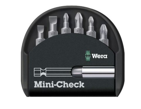 WERA ZESTAW KOŃCÓWKI / BITY + UCHWYT MINI-CHECK WERA