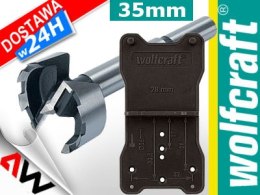WOLFCRAFT WIERTŁO FORSTNER 35mm + SZABLON WOLFCRAFT