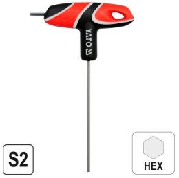 YATO KLUCZ TRZPIENIOWY IMBUS / HEX, Z RĘKOJEŚCIĄ 3,0mm YATO