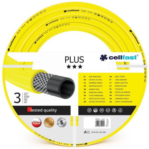 CELLFAST WĄŻ OGRODOWY PLUS 3/4" 60m PL "C" CELLFAST