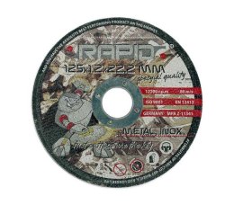 MAR-POL TARCZA DO METALU RAPID 125 x 1,0 x 22,2mm MAR-POL