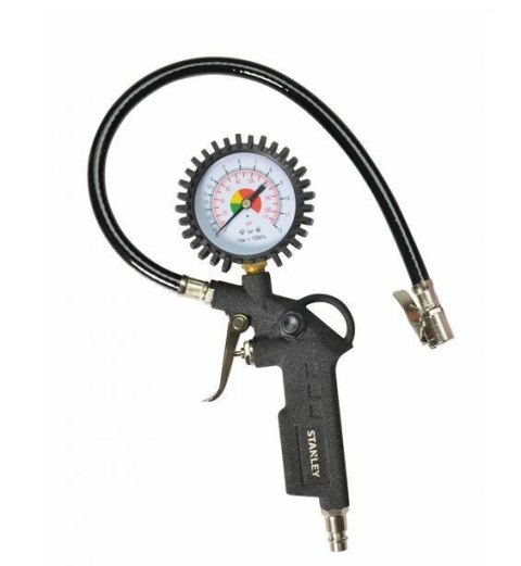 STANLEY PISTOLET DO POMPOWANIA Z MANOMETREM STANLEY
