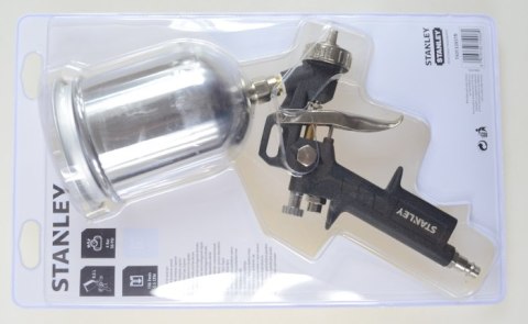 STANLEY PISTOLET LAKIERNICZY Z GÓRNYM ZBIORNIKIEM, DYSZA 1,5mm STANLEY