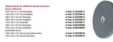 TARCZA SZLIFIERSKA 150x40x12,7 MIĘKKA PROMA