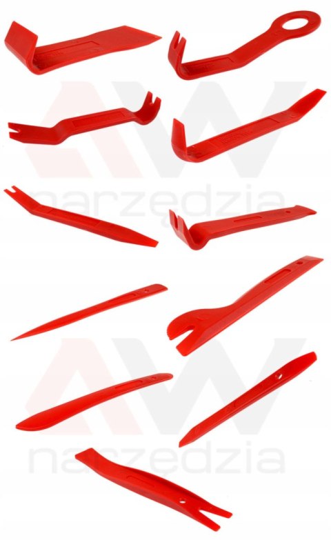 ZESTAW ŚCIĄGACZY DO TAPICERKI 11elem. JOBI EXTRA