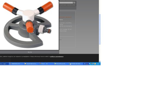 ZRASZACZ OBROTOWY 3-RAMIENNY /WHITE LINE BRADAS