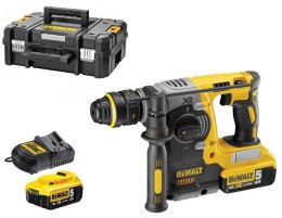 DEWALT MŁOT WIERCĄCO-KUJĄCY SDS-PLUS 18V 2,1J 2 x 5,0Ah XR LI-ION BEZSZCZOTKOWA TSTAK DCH273P2T DEWALT