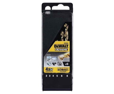 DEWALT WIERTŁO KOBALT KPL.6szt. DEWALT