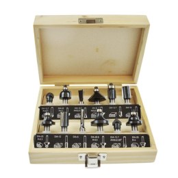 JOBI PROFI FREZY DO DREWNA KOMPLET 12 elem. TRZPIEŃ 8mm ARTPOL