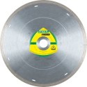 KLINGSPOR TARCZA DIAMENTOWA PEŁNA 125mm x 1,4mm x 22,2mm DT900FL SUPRA, GRES, SPECIAL,SUCHO, MOKRO KLINGSPOR
