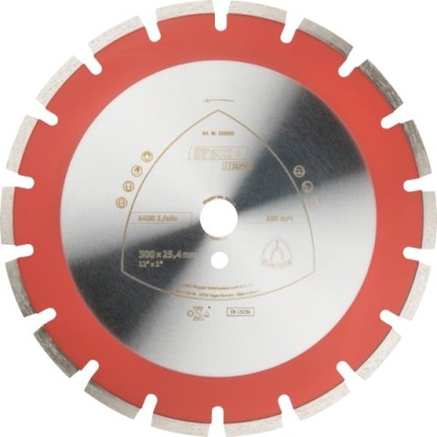 KLINGSPOR TARCZA DIAMENTOWA SEGMENTOWA 350mm x 3,2mm x 25,4mm DT602B KLINGSPOR