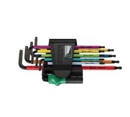 WERA KLUCZE TRZPIENIOWE TYP L TORX SECURITY 9elem. WERA