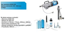 WIERTNICA DIAMENTOWA BDB 835 SET + STATYW BST 420mm + KORONA 200mm BAIER/WOLFMANN
