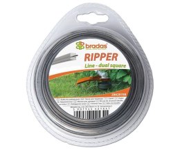 ŻYŁKA TNĄCA RIPPER DUAL 2.0*15m/KWADRAT /BL. BRADAS