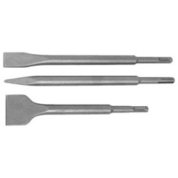 DEWALT DŁUTO SDS KOMPLET 3 elem. SZPIC + DŁUTA PŁASKIE 20 i 40mm DEWALT