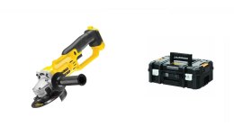 DEWALT SZLIFIERKA KĄTOWA 18V LI-ION 125mm BEZ AKUMULATORÓW I ŁADOWARKI WALIZKA TSTAK DCG412NT DEWALT