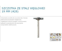 DREMEL SZCZOTKA POLERSKA STALOWA 19mm 2szt. DREMEL