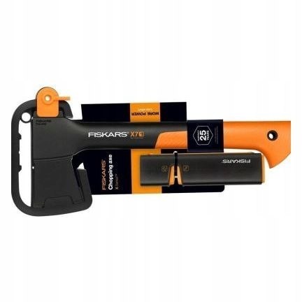 FISKARS SIEKIERA X7 - XS + OSTRZAŁKA XSHARP SET FISKARS