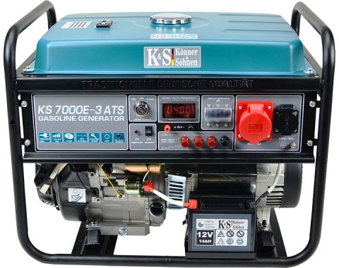 KÖNNER & SÖHNEN GENERATOR PRĄDOTWÓRCZY BENZYNOWY 5,0kW 400V KS 7000E-3 ATS KÖNNER & SÖHNEN