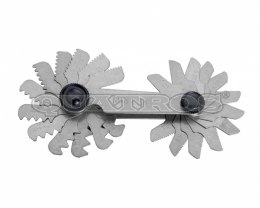 QUATROS SPRAWDZIAN GRZEBIENIOWY DO GWINTÓW METRYCZNYCH 0,25-6,00 QUATROS