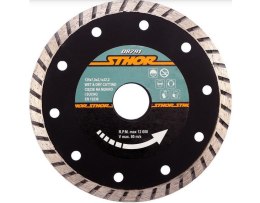 STHOR TARCZA DIAMENTOWA 125 x 22,2mm TURBO, DO BETONU GŁADKIE CIĘCIE 08791 TOYA