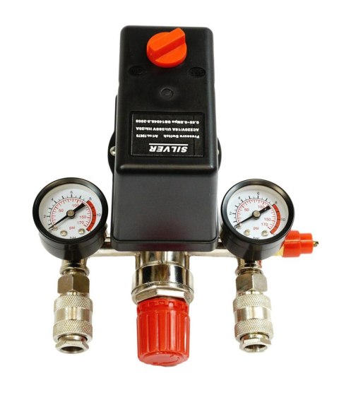 WYŁĄCZNIK CIŚNIENIOWY DO KOMPRESORA / PRESOSTAT380V 3 WEJŚCIA ZESTAW SILVER