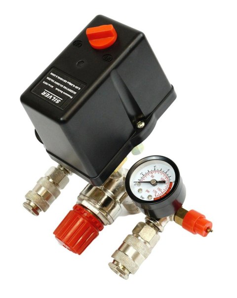 WYŁĄCZNIK CIŚNIENIOWY DO KOMPRESORA / PRESOSTAT380V 3 WEJŚCIA ZESTAW SILVER