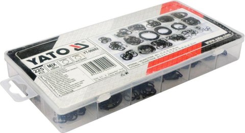 YATO PIERŚCIENIE SEGERA ZEWNĘTRZNE/WEWNĘTRZNE MIX 225szt. YATO