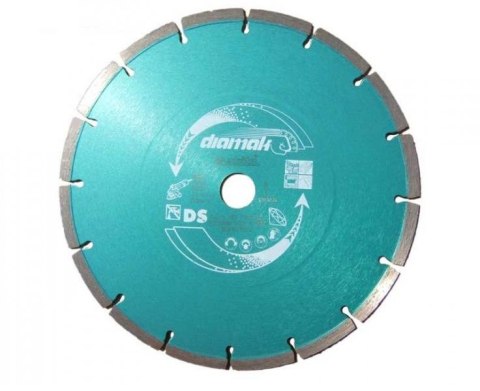 MAKITA TARCZA DIAMENTOWA 230x22,23mm SEGMENT (NA SUCHO) BETON, CEGŁA, MARMUR MAKITA