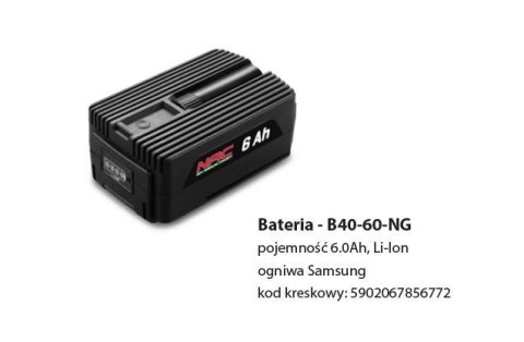 NAC AKUMULATOR 40 V 6Ah, OGNIWA SAMSUNG NAC