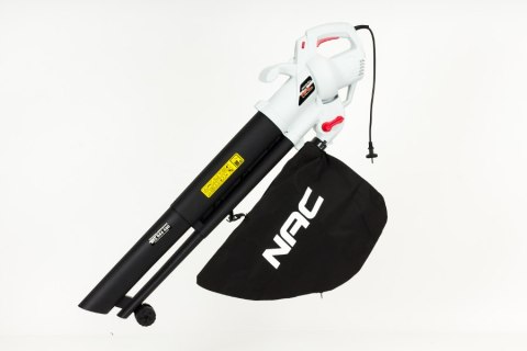 ODKURZACZ / DMUCHAWA DO LIŚCI 3200W Z ROZDRABNIACZEM, 160 - 250 km/h NAC