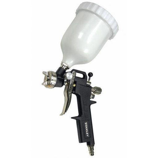 STANLEY PISTOLET LAKIERNICZY Z GÓRNYM ZBIORNIKIEM, DYSZA 2,5mm, 250 l/min, 3,5 Bar STANLEY