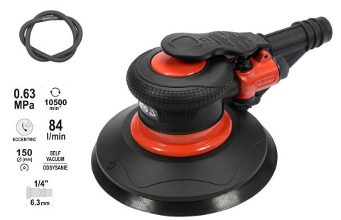 YATO SZLIFIERKA MIMOŚRODOWA PNEUMATYCZNA 150mm 09740 YATO