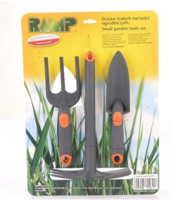 ZESTAW 3 NARZĘDZI: WIDEŁKI/ŁOPATKA/MOTYKO-GRABKI RN3530 RAMP