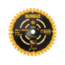 DEWALT PIŁA TARCZOWA DO ZAGŁĘBIARKI 184mmx40zx16mm DEWALT