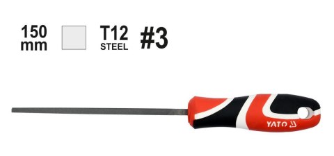 PILNIK DO METALU 150mm #3 KWADRAT YATO