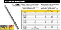 STANLEY WIERTŁO SDS 10 x 160mm FATMAX STANLEY