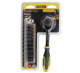 STANLEY ZESTAW KLUCZY 11elem. + GRZECHOTKA Z RĘKOJEŚCIĄ OBROTOWĄ STANLEY