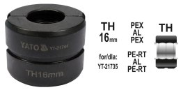YATO MATRYCE ZAPASOWE DO ZACISKARKI DO RUR PEX-AL-PEX YT-21735 TYP TH 16MM YATO