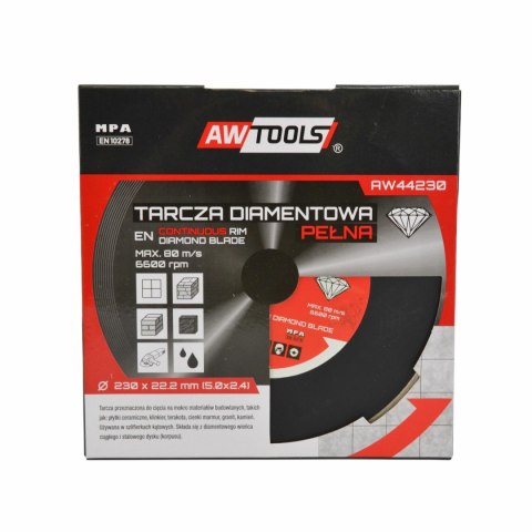 AWTOOLS TARCZA DIAMENTOWA 200x25,4-22,2 / PEŁNA AWTOOLS