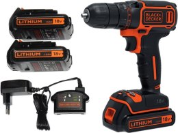 BLACK+DECKER WIERTARKO-WKRĘTARKA 18V 2x1.5Ah BDCDC18B BLACK+DECKER