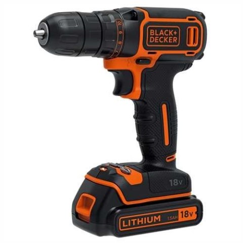 BLACK+DECKER WIERTARKO-WKRĘTARKA 18V 2x1.5Ah BDCDC18B BLACK+DECKER