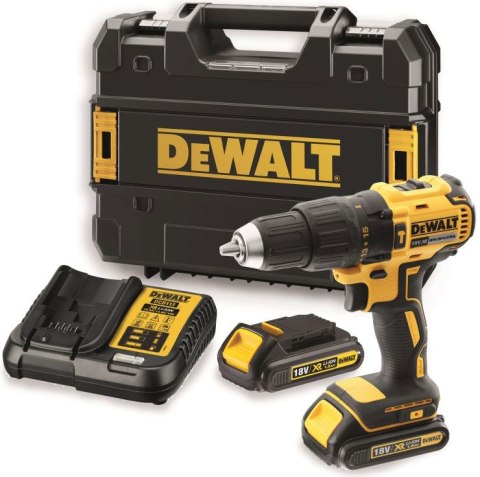 DEWALT WIERTARKO-WKRĘTARKA UDAROWA 18V 65/26Nm 2x1,5Ah LI-ION BRUSHLESS DCD778S2T DEWALT