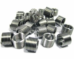 JQ.WKŁADKI NAPRAWCZE GWINTÓW M10x1,25 QUATROS