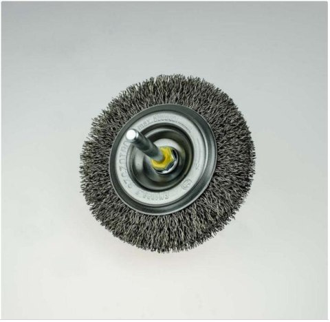 SZCZOTKA 80mm TARCZOWA/TRZPIEŃ KWASÓWKA SZCZOTPOL