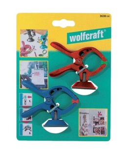 WOLFCRAFT ŚCISK SPRĘŻYNOWY MICROFIX 30mm Z PRZYSSAWKĄ 2szt. WOLFCRAFT
