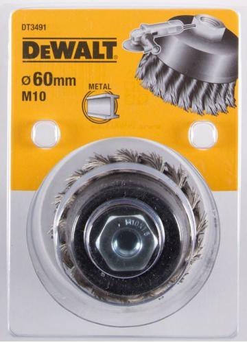 DEWALT SZCZOTKA DRUC. GARNKOWA 75mm M14 DRUT PLECIONY DEWALT