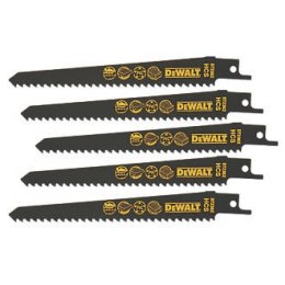 DEWALT BRZESZCZOT DO PIŁY SZABLASTEJ 152x4,2mm/DREWNO 5szt DEWALT