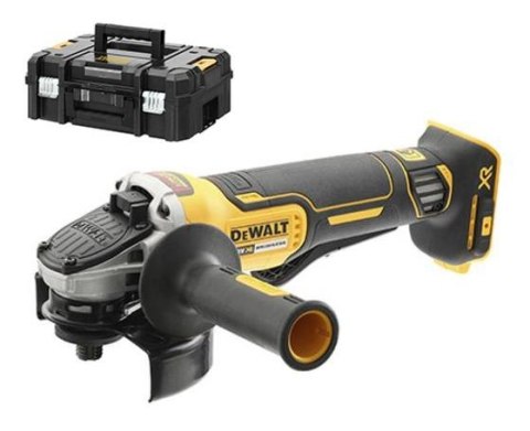 DEWALT SZLIFIERKA KĄTOWA 18V LI-ION 125mm BEZ AKUMULATORÓW I ŁADOWARKI BEZSZCZOTKOWA TSTAK DCG406NT DEWALT