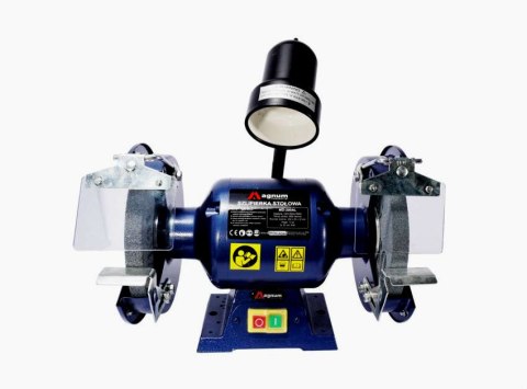 MAGNUM SZLIFIERKA STOŁOWA Z LAMPKĄ 550W 230V 200x20x16 MAGNUM
